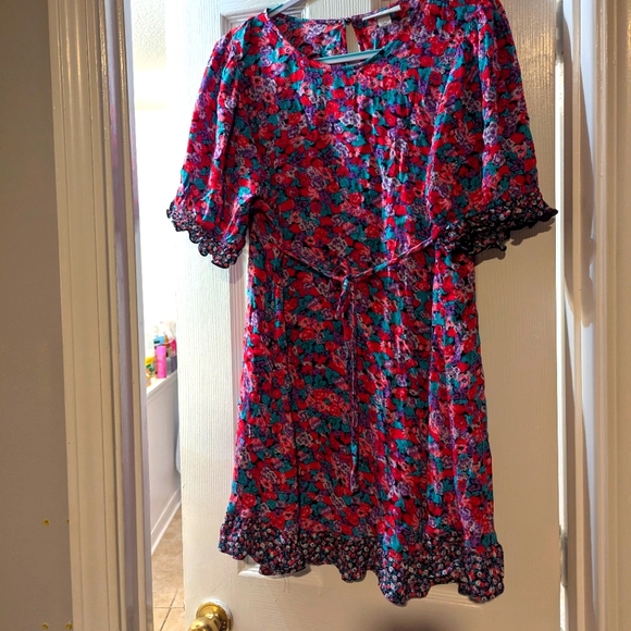 RIXO Dresses & Skirts - Rixo For Target Floral Red and Blue Dress